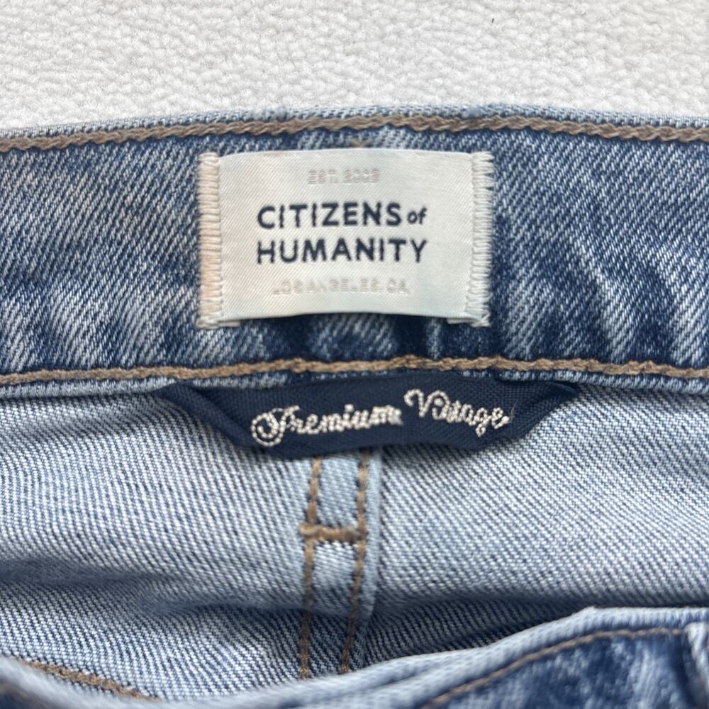 Citizens of Humanity C of H Women 24 Jeans Emerson Distressed Button Fly Relaxed - Picture 6 of 16